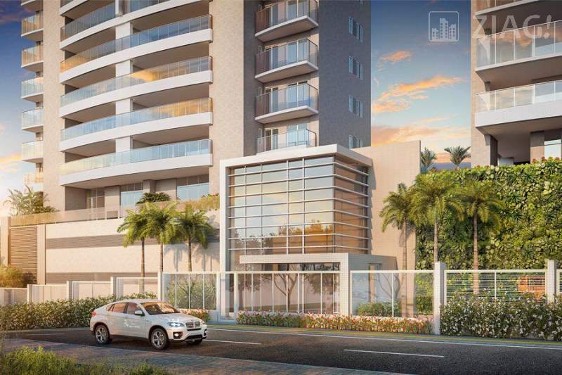 Al Mare São Marcos Design, Apartamentos com 4 suítes, alto padrão, 235,00 na região do São Marcos, São Luís - Ziag Imóveis