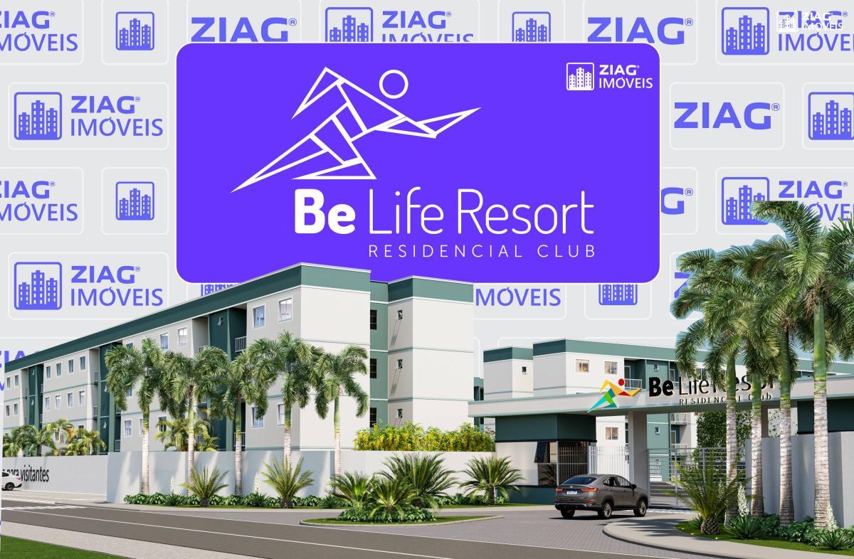 Be Life Resort Residencial Club, apartamentos com 2 quartos na região do turu, Rua Sampaio Corrêa nº 10, São Luís/MA - Ziag Imóveis