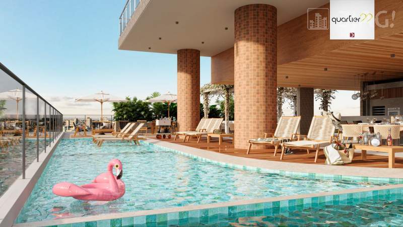 Condomínio Edifício Quartier 22, Apartamentos com 4 suítes, alto padrão, na região da Ponta dAreia, São Luís - Ziag Imóveis