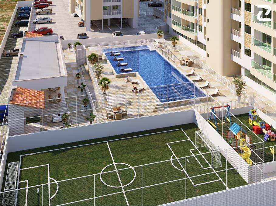 Condomínio Fiji Residence, Apartamentos com 2 e 3 quartos, 61 e 80m², Rua do Aririzal, Cohama, São Luís/MA - Ziag Imóveis