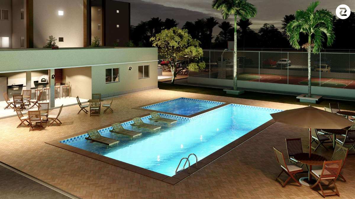 Condomínio Jardim de Évora 2, apartamentos com 2 quartos, Rua Da Secretaria, 51 - Santa Clara - São Luís/MA - Ziag Imóveis