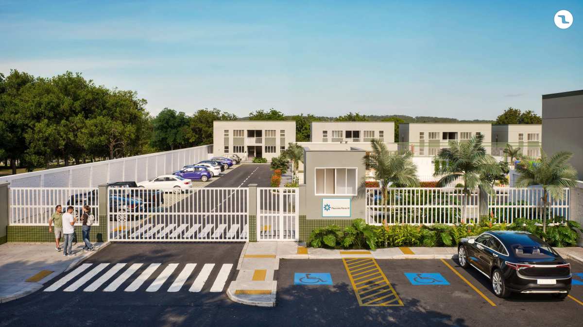 Condomínio Plaza das Flores 6, apartamentos com 2 quartos e opções com quintal, Rua Principal, Pindaí, Paço do Lumiar / MA - Ziag Imóveis