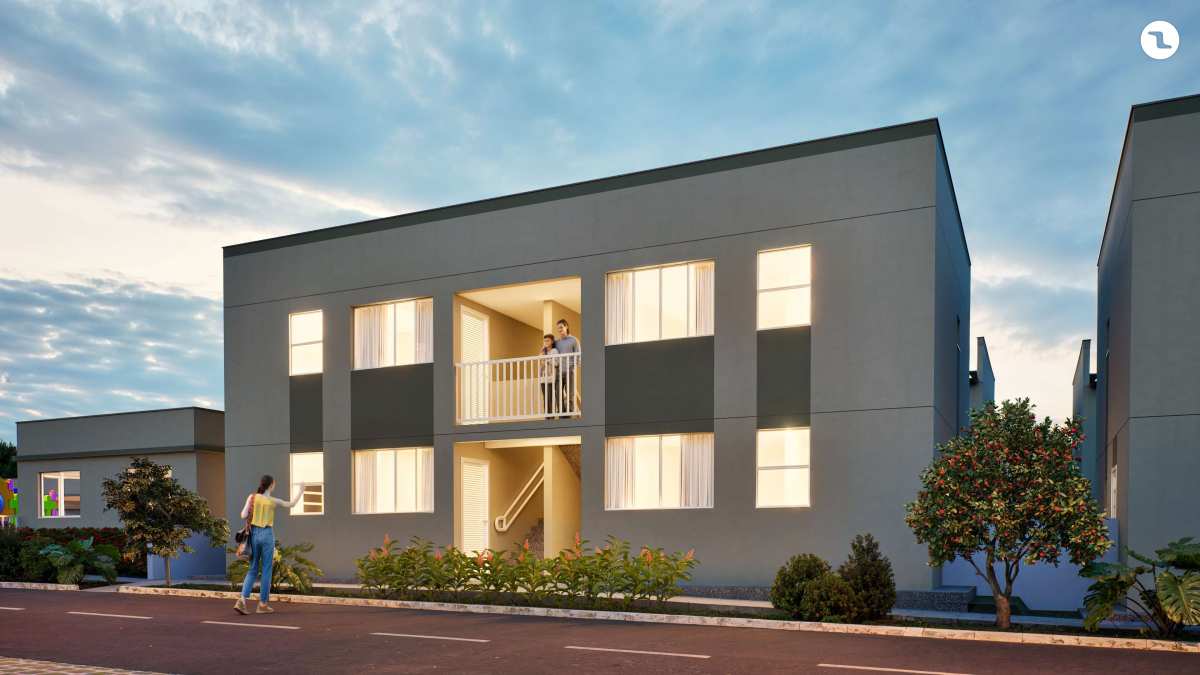 Condomínio Plaza das Flores 6, apartamentos com 2 quartos e opções com quintal, Rua Principal, Pindaí, Paço do Lumiar / MA - Ziag Imóveis