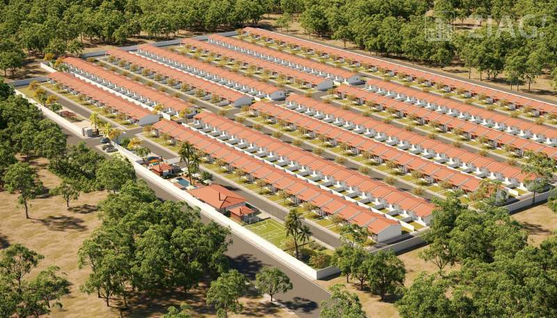 Condomínio Rafaela, Casas com 2 quartos sendo 1 suíte, na Região da Piramide, Paço do Lumiar - Ziag Imóveis