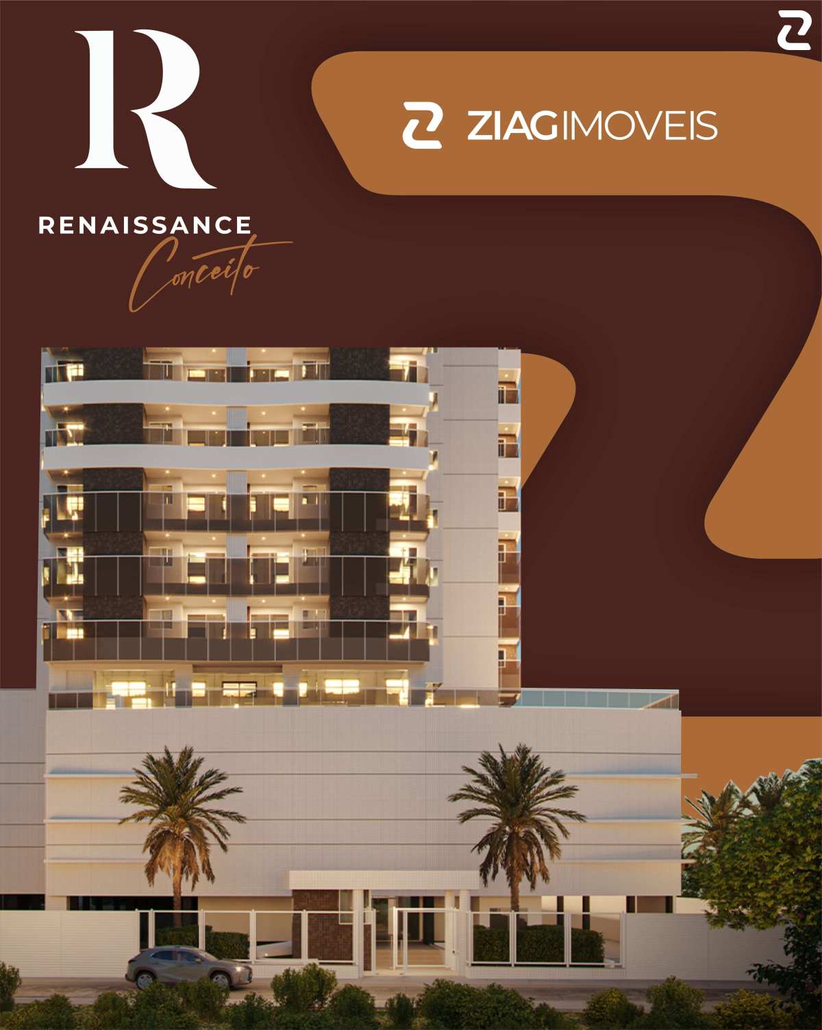 Condomínio Renaissance Conceito, Apartamentos com 2 e 3 quartos, ate 3 suítes, até 110m², Rua 42, Jardim Renascença, São Luís/MA