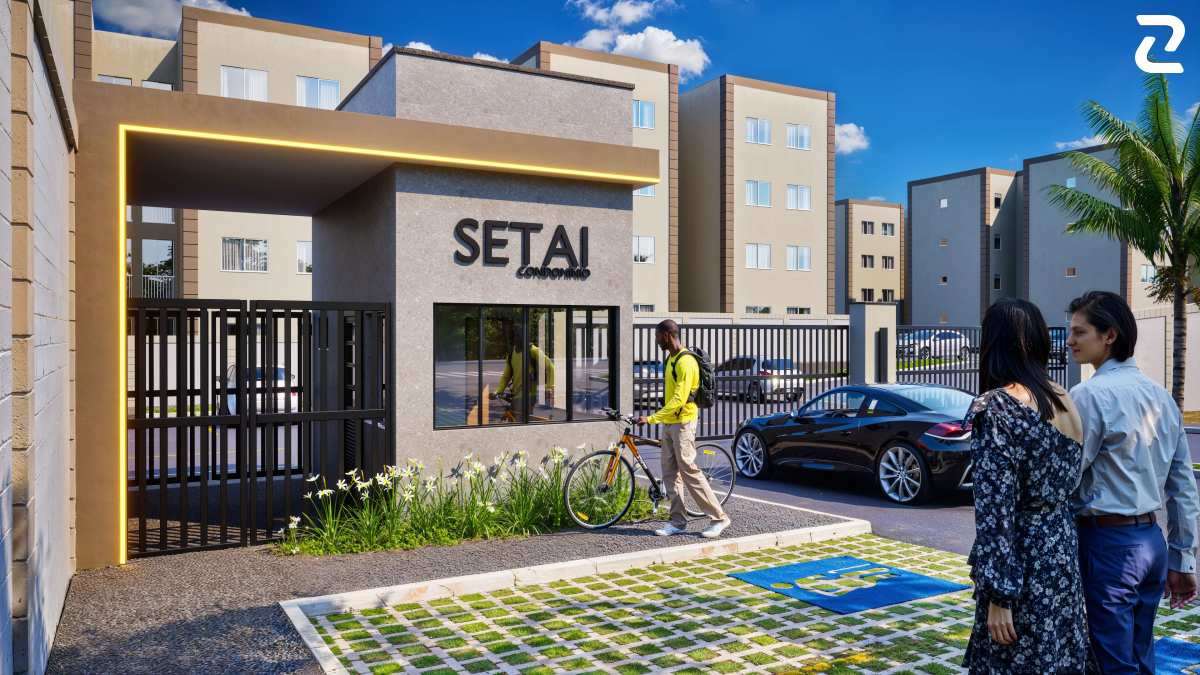 Condomínio Setai, apartamentos com 2 quartos, Giardino, Rua Corrêa Lima, Vila Alonso Costa, São José de Ribamar/MA - Ziag Imóveis