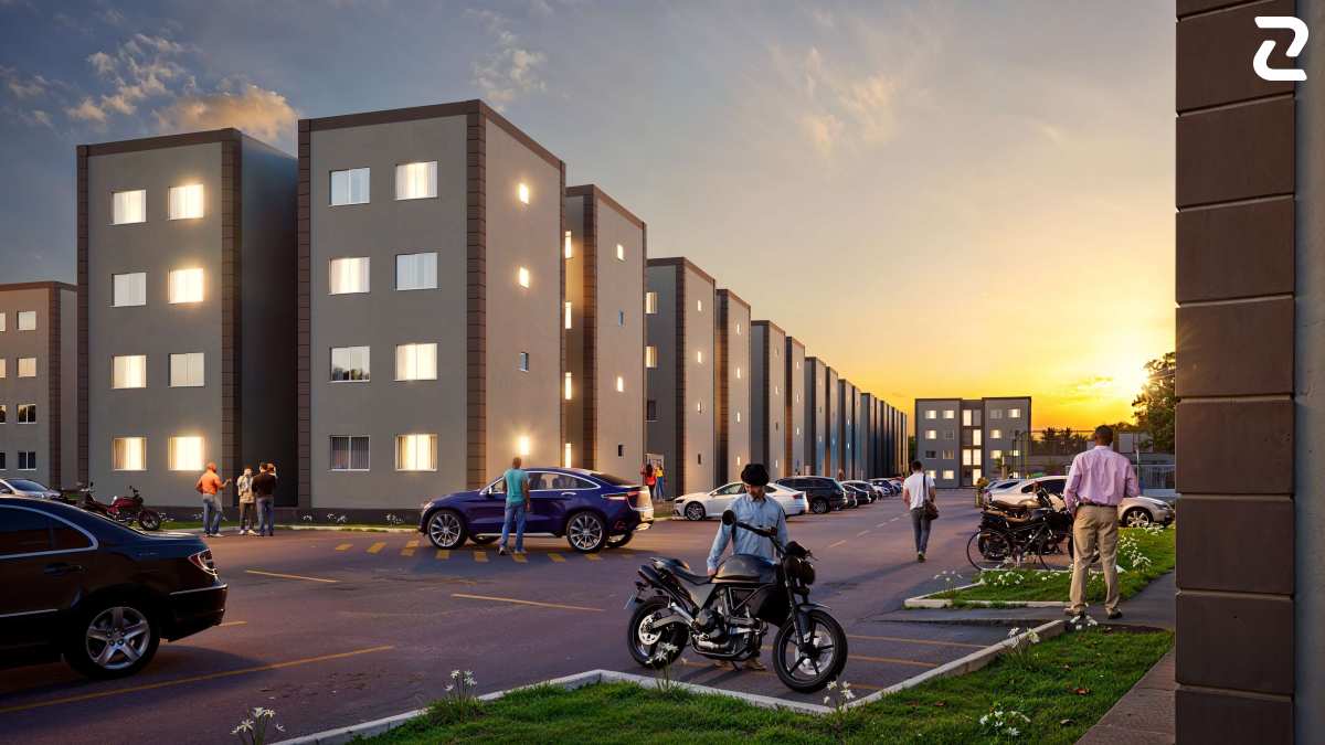 Condomínio Setai, apartamentos com 2 quartos, Giardino, Rua Corrêa Lima, Vila Alonso Costa, São José de Ribamar/MA - Ziag Imóveis