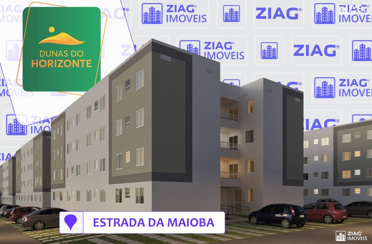 Dunas do Horizonte, apartamentos com 2 quartos, lançamento na Estrada da Maioba, Vila Maioba do Janipapeiro, São José de Ribamar/MA - Ziag Imóveis
