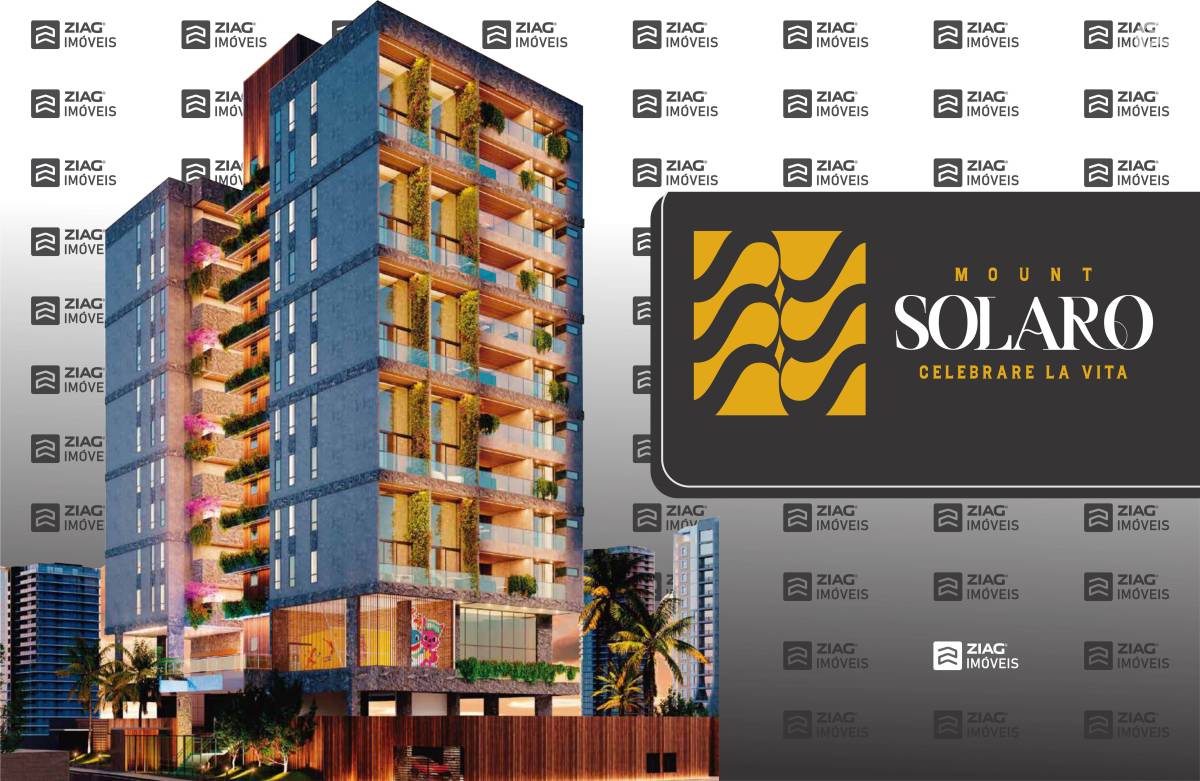 Edifício Mount Solaro, apartamentos e Lofts duplex, com até 3 quartos e até 3 vagas na garagem,  Península da Ponta dAreia, São Luís/MA - Ziag Imóveis