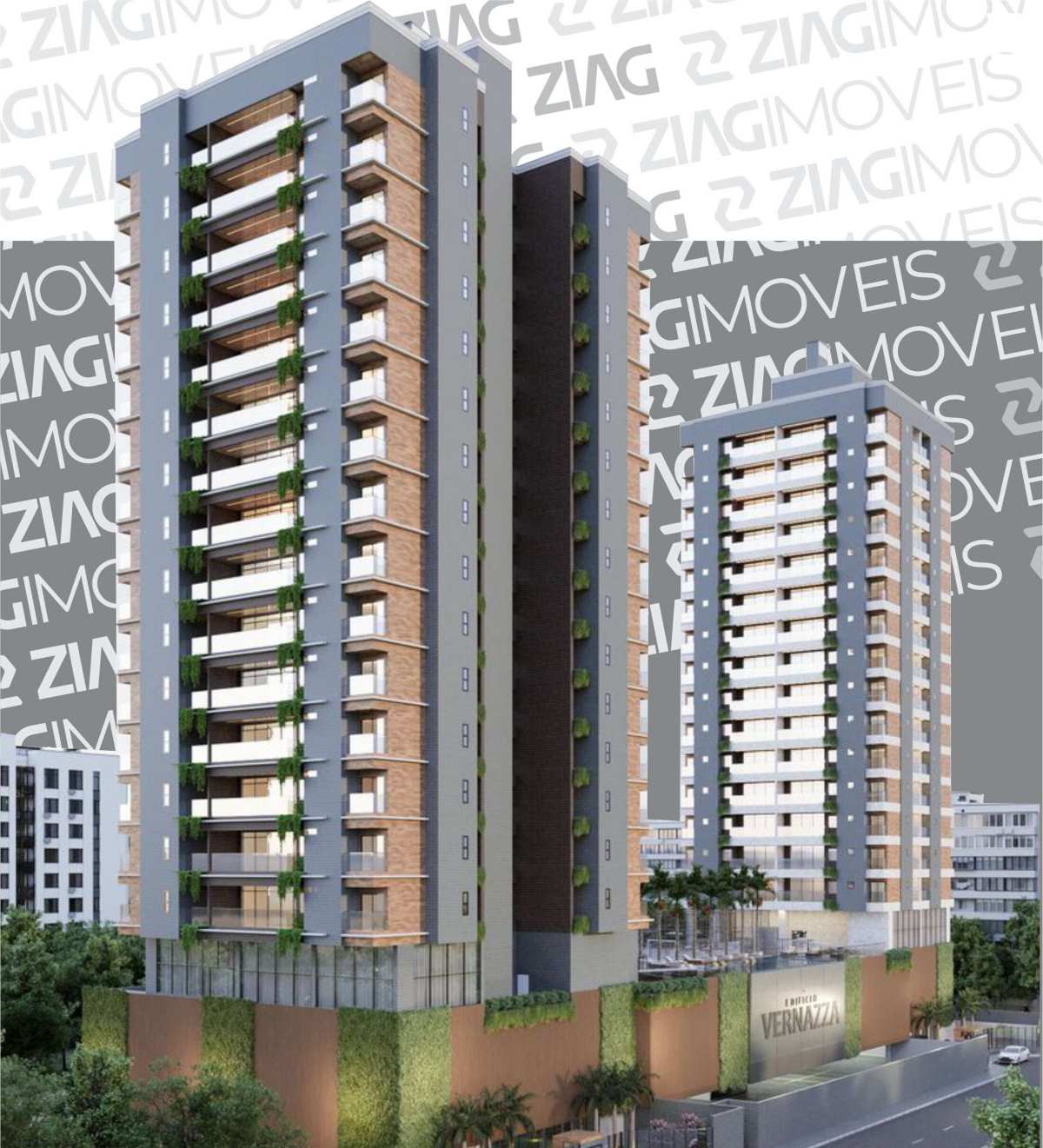 Edifício Vernazza, apartamentos de 87, 90 e 130 metros, Rua Coronel Amorim, Ponta Dareia, São Luís/MA - Ziag Imóveis