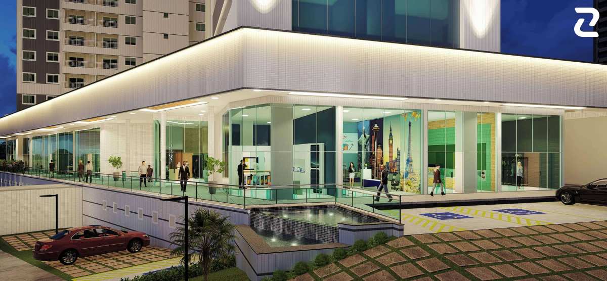 Millennium Corporate Tower , Salas comerciais de alto padrão, 122 metros, na região do Calhau - Ziag Imóveis