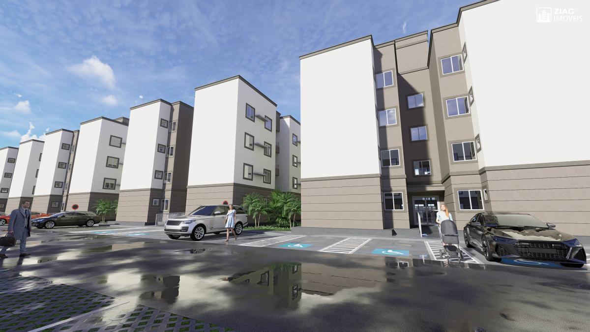 Moradas da Ilha Residence, Condomínio de Apartamentos com 2 quartos sendo 1 suíte, Estrada Velha da Raposa, Miritiua, Turu, São José de Ribamar/MA - Ziag Imóveis