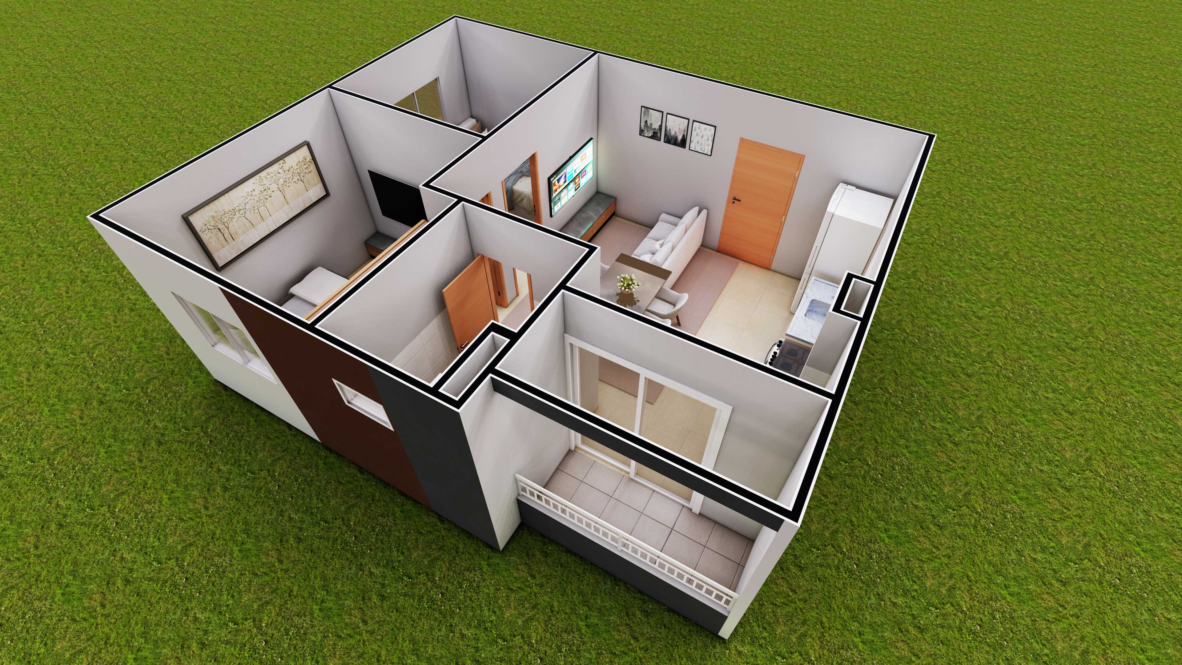 Planta - New Life Residence, apartamentos com Garden, 2 quartos,  42,52 a 90m², Rua Projetada, Santa Rosa, Turu, São Luís/MA - Ziag Imóveis