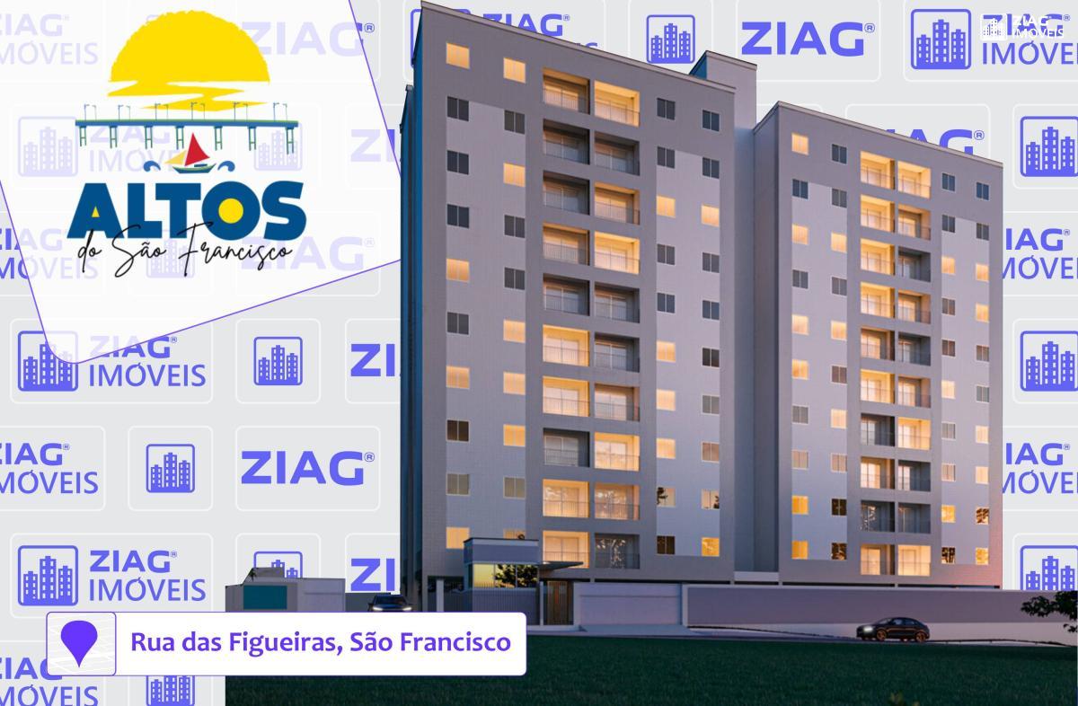 Residencial Altos do São Francisco, apartamentos com 2 e 3 quartos, Rua das Figueiras 06, São Francisco, São Luís/MA - Ziag Imóveis