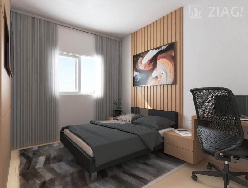 Residencial Ilha do Conde, 2 quartos sendo uma suíte na região do Turu - Ziag Imóveis