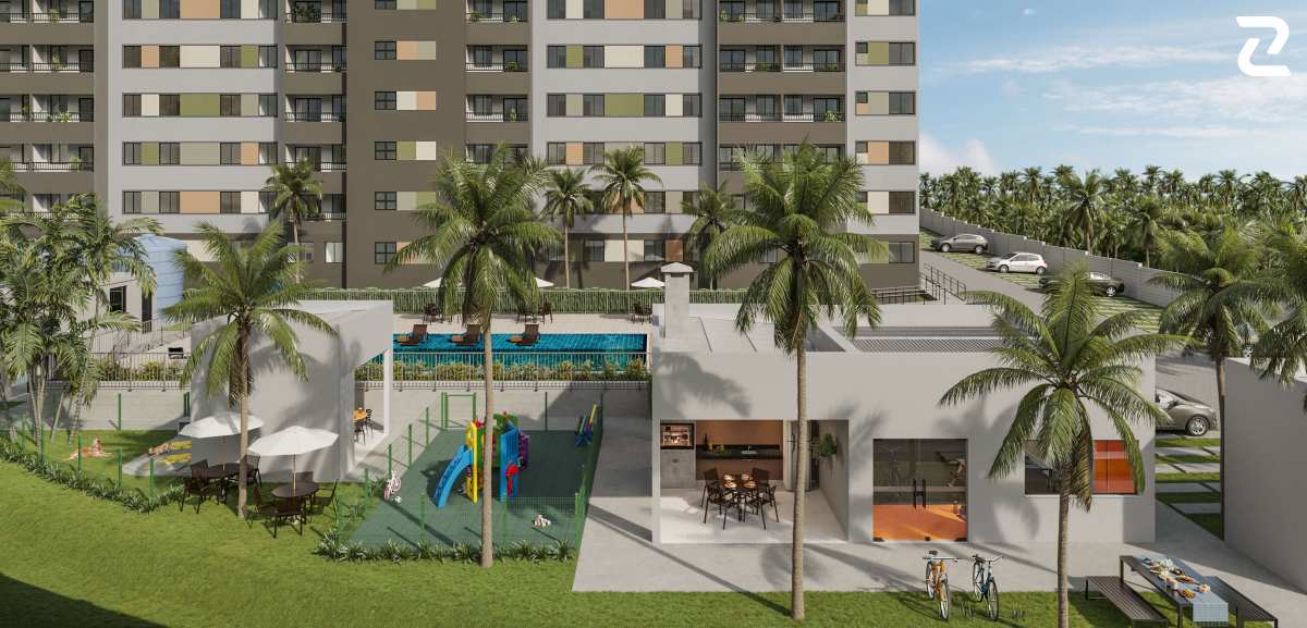 Residencial Ilha dos Vinhais, Apartamentos com 2 quartos, suíte e varanda, Rua Sapucaia, Residencial Vinhais II, São Luís/MA - Ziag Imóveis