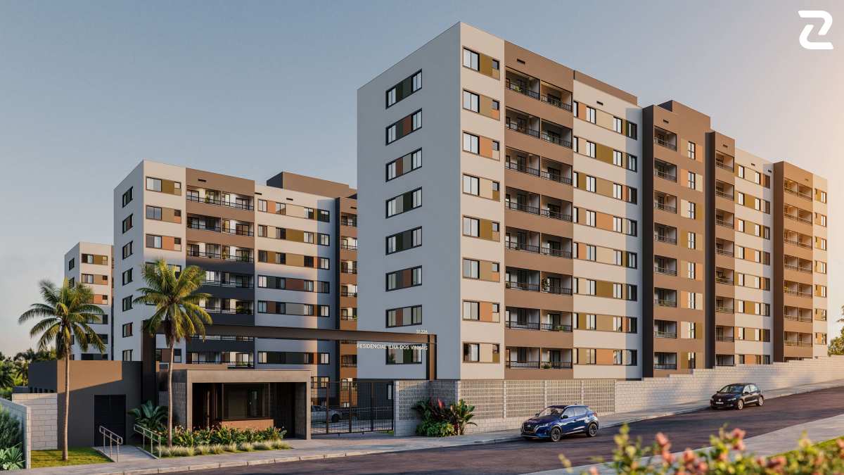 Residencial Ilha dos Vinhais, Apartamentos com 2 quartos, suíte e varanda, Rua Sapucaia, Residencial Vinhais II, São Luís/MA - Ziag Imóveis