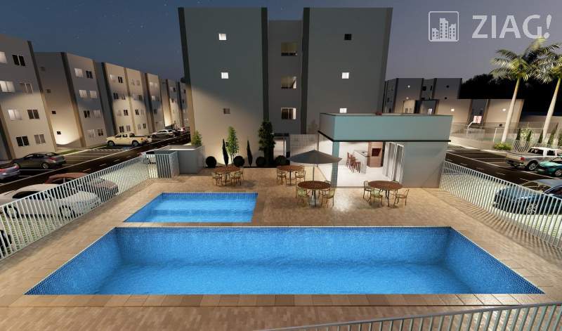 Residencial Vila do Conde, lançamento de Apartamentos com 2 quartos, Giardino, na Região do Santa Rosa, São Luís, MA - Ziag Imóveis