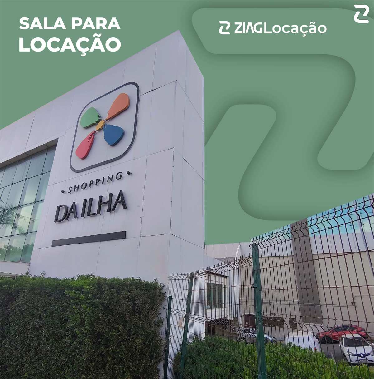 Sala para aluguel, Centro Empresarial Shopping da Ilha - CESDI, Avenida Daniel de La Touche, 987, Cohama, São Luís/MA - Ziag Imóveis