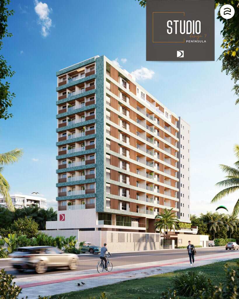Studio Design 7 Península, flat com 1 quarto e apartamentos com 3 quartos e piscina privativa, Rua Açucenas, Ponta dAreia, São Luís/MA - Ziag Imóveis