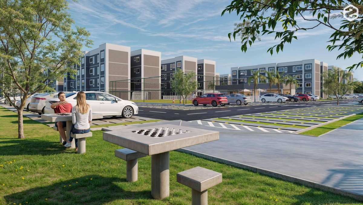 Village das Estrelas, Apartamentos com 2 quartos, Avenida Principal, Ubatuba, Laranjal, São José de Ribamar/MA - Ziag Imóveis