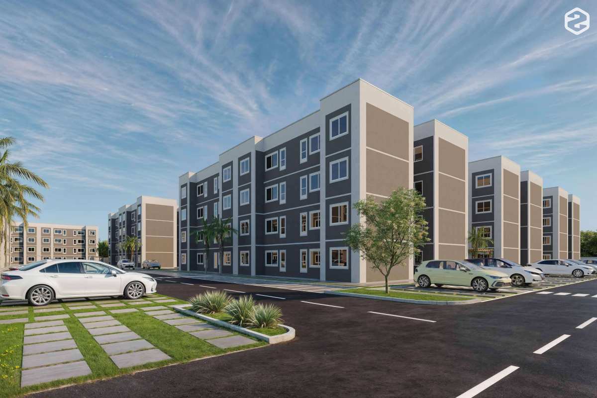 Village das Estrelas, Apartamentos com 2 quartos, Avenida Principal, Ubatuba, Laranjal, São José de Ribamar/MA - Ziag Imóveis