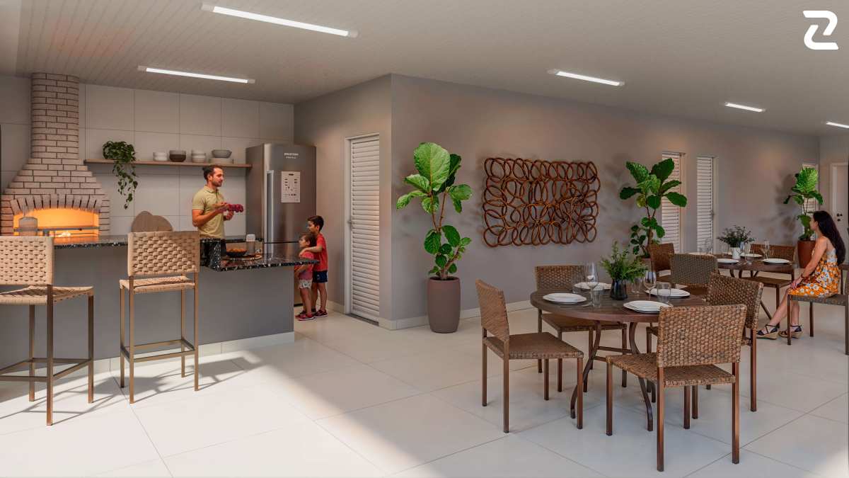 Village Reserva 2, apartamentos com 2 quartos, 41 m², Rua Fio, 50, Novo Cohatrac, Maiobão, Paço do Lumiar/MA - Ziag Imóveis